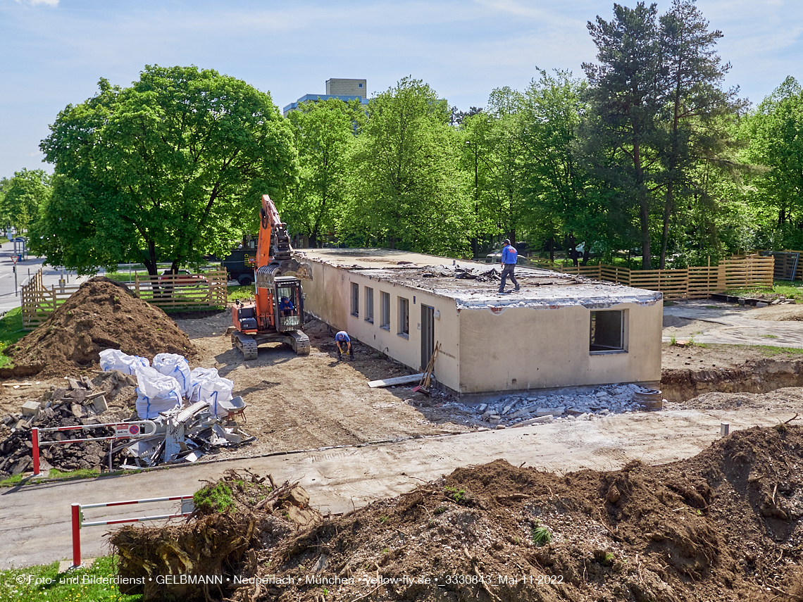 11.05.2022 - Baustelle am Haus für Kinder in Neuperlach